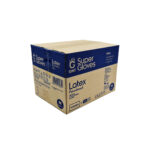 GMT White Latex Disposable Medical Gloves Powdered - Image 3