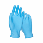 GMT Blue Nitrile Disposable Medical Gloves Powder Free - Image 4