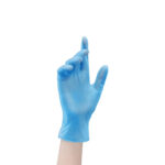 GMT Blue Vinyl Disposable Medical Gloves Powder Free - Image 4