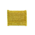 SES "Just CLEAN" "Gold" Stainless-Coated Scrubber Sponge - Image 2
